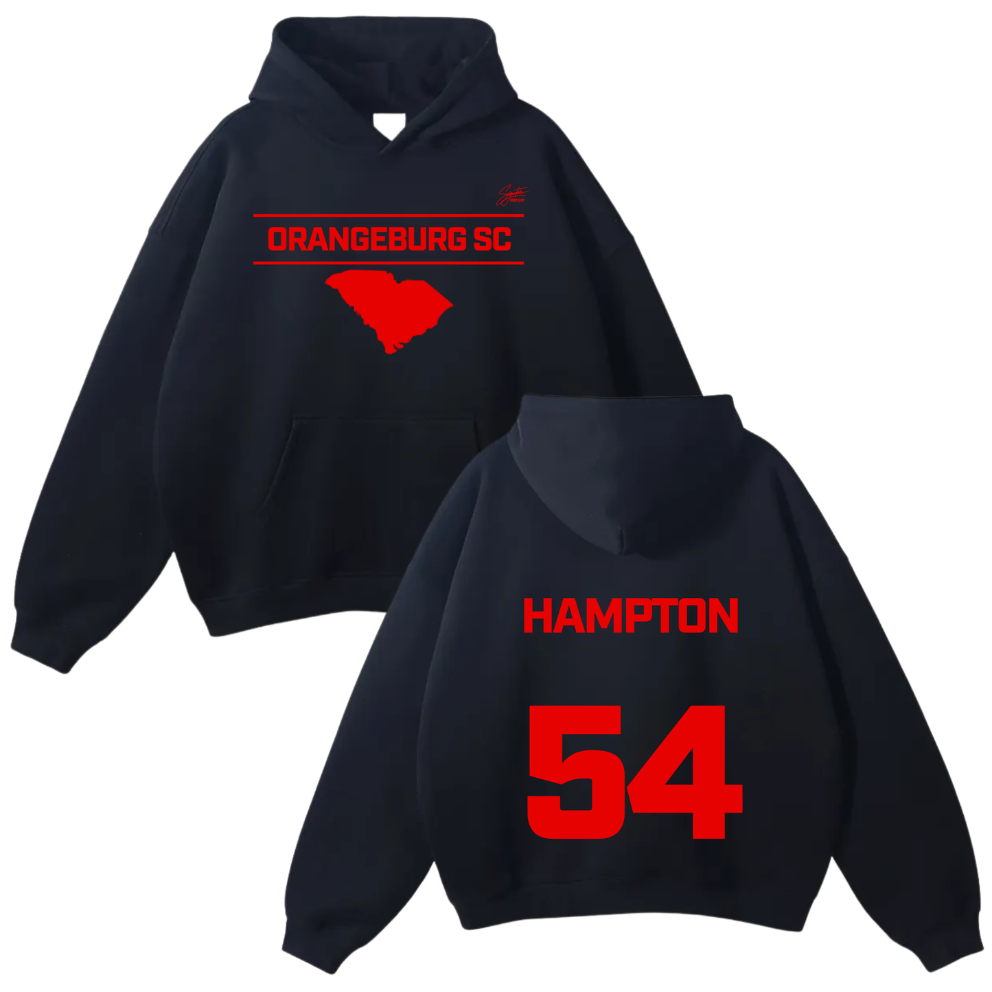 Christopher Hampton Oversize Fleeced Hoodie