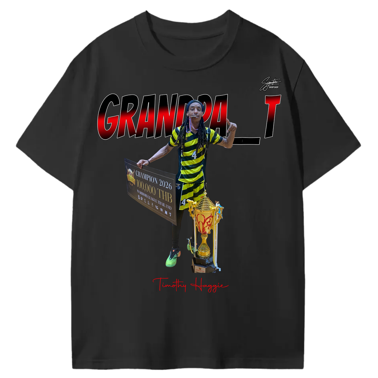 Timothy Haggie T-shirt