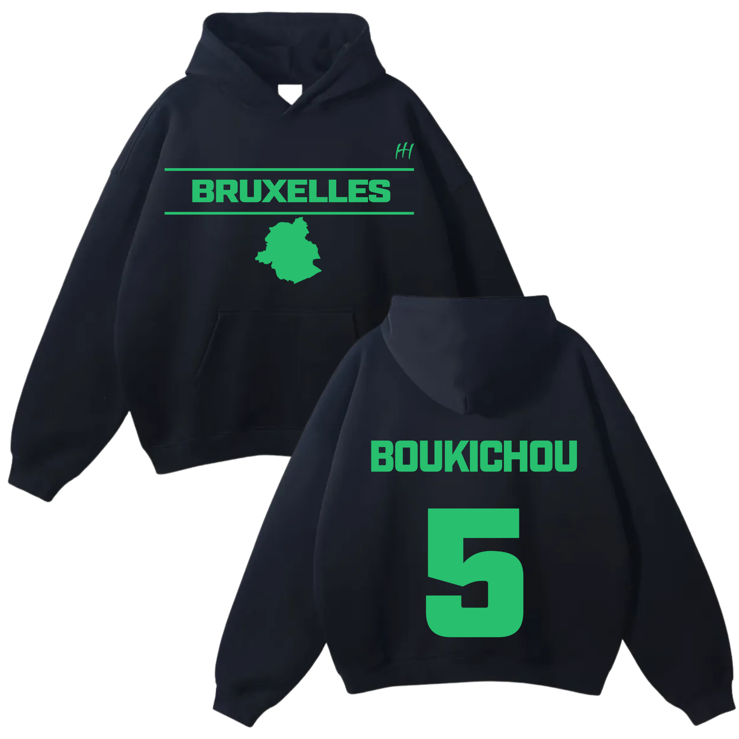 Boukichou Oversize Fleeced Hoodie