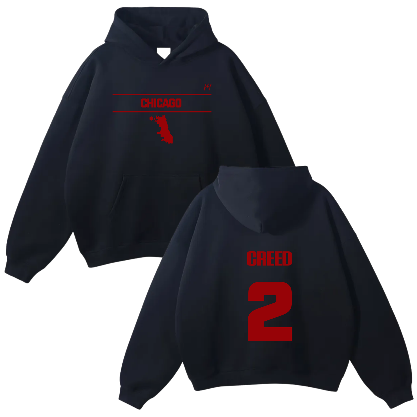 Edmond C.Reed Oversize Fleeced Hoodie
