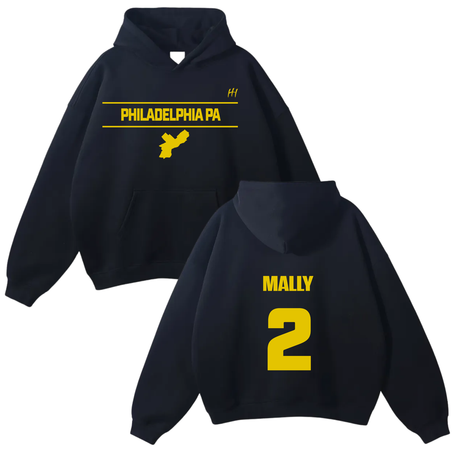 Malachi Montgomery Oversize Fleeced Hoodie