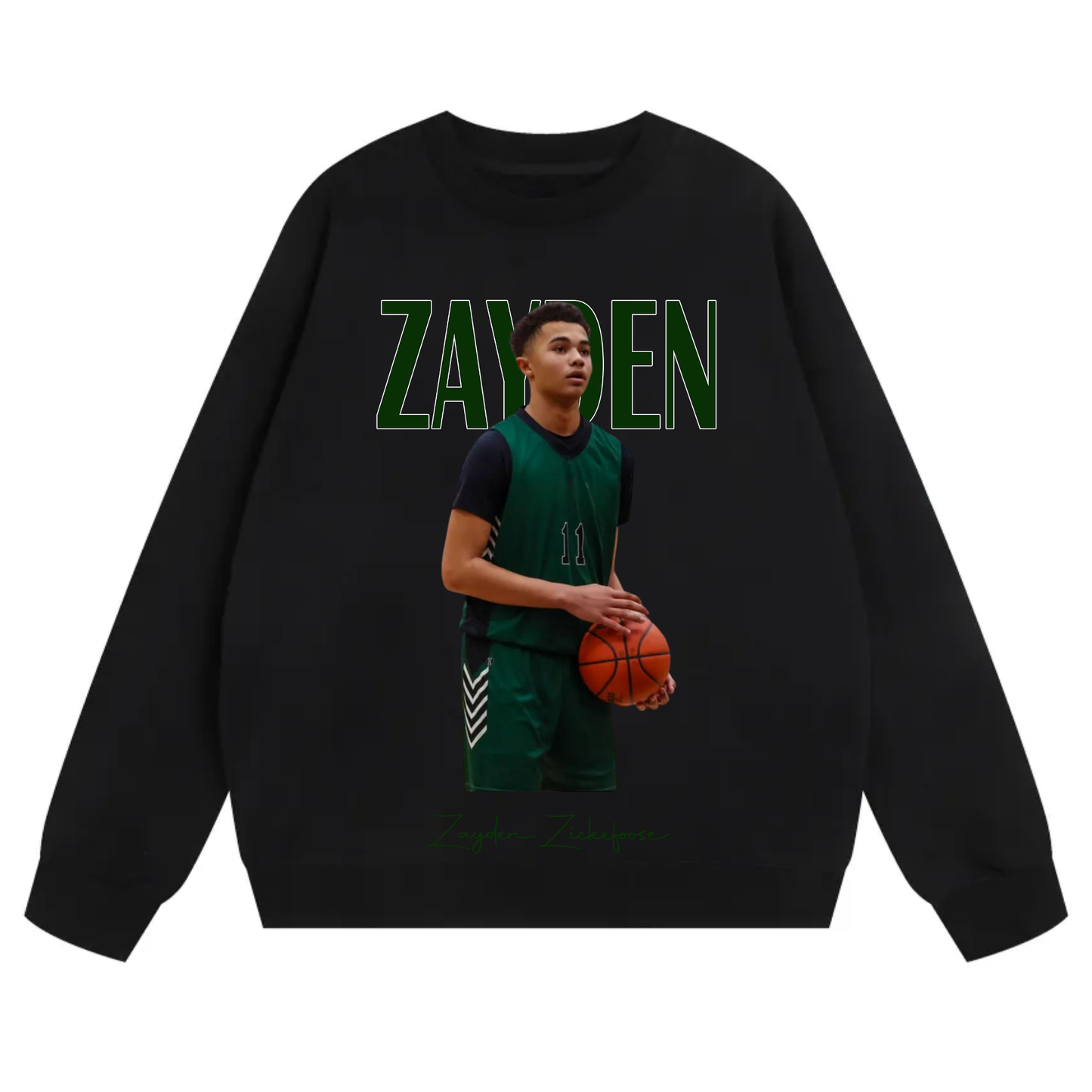 Zayden Zickefoose Heavyweight Crewneck Sweatshirt