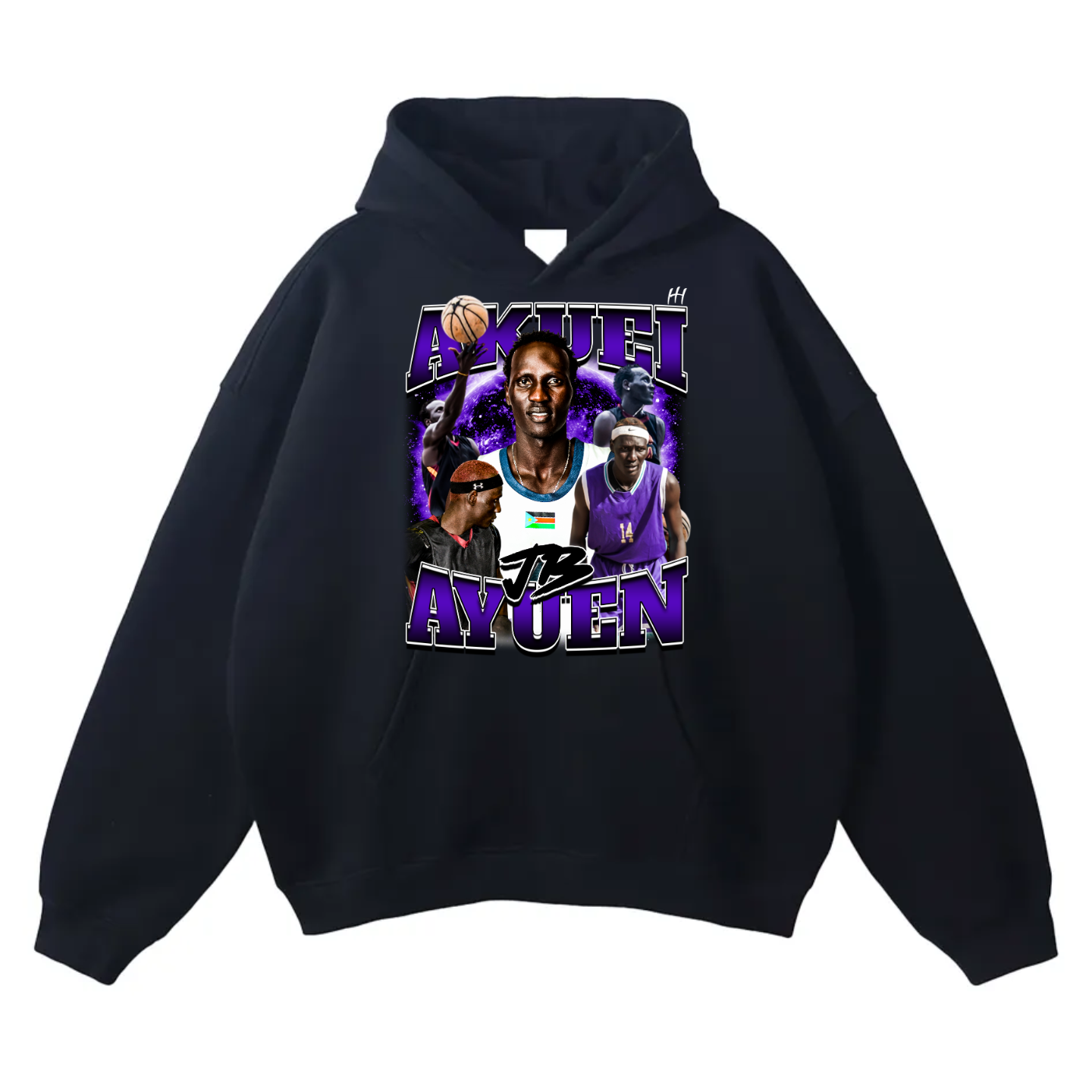 Akuei James Ayuen Oversize Fleeced Hoodie