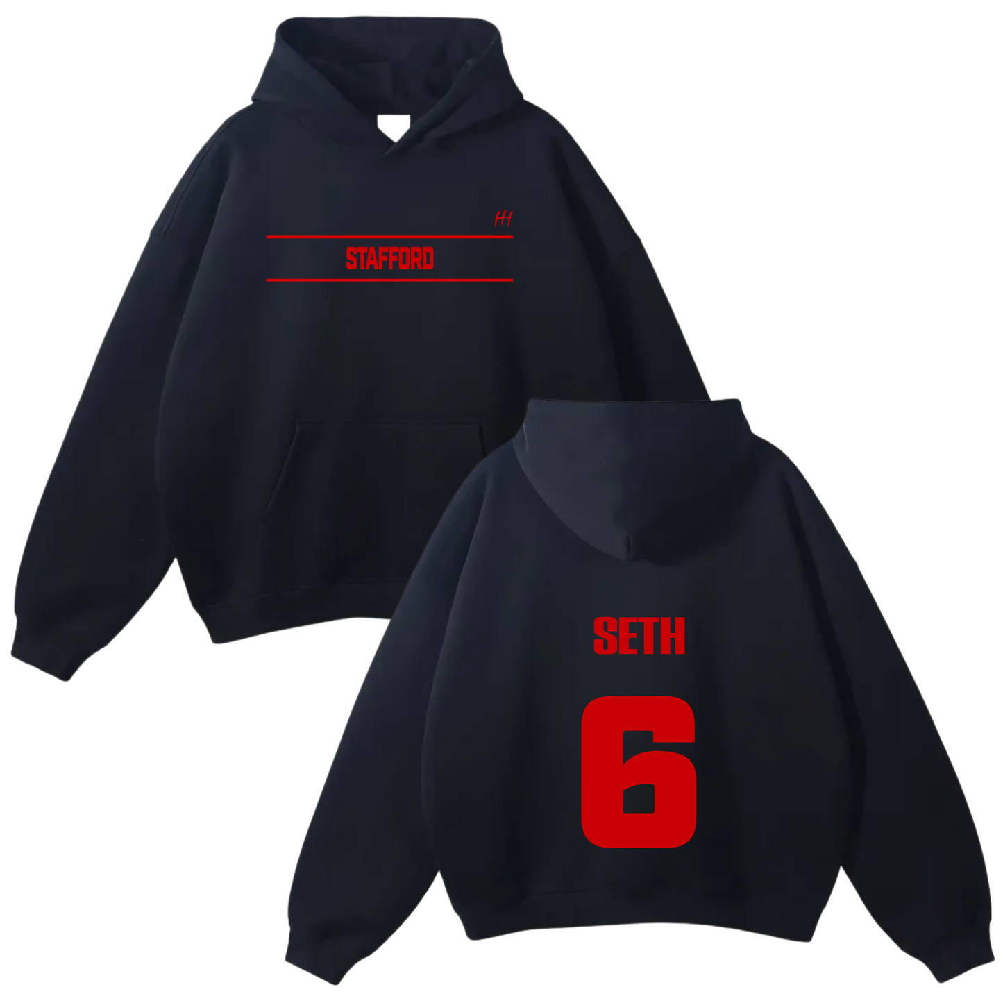 Seth Sanusi Oversize Fleeced Hoodie