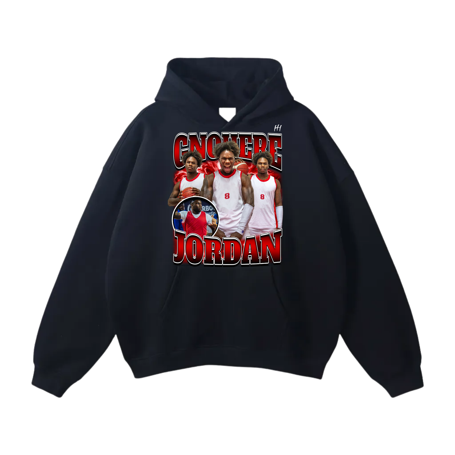 Gnohere Jordan Oversize Fleeced Hoodie