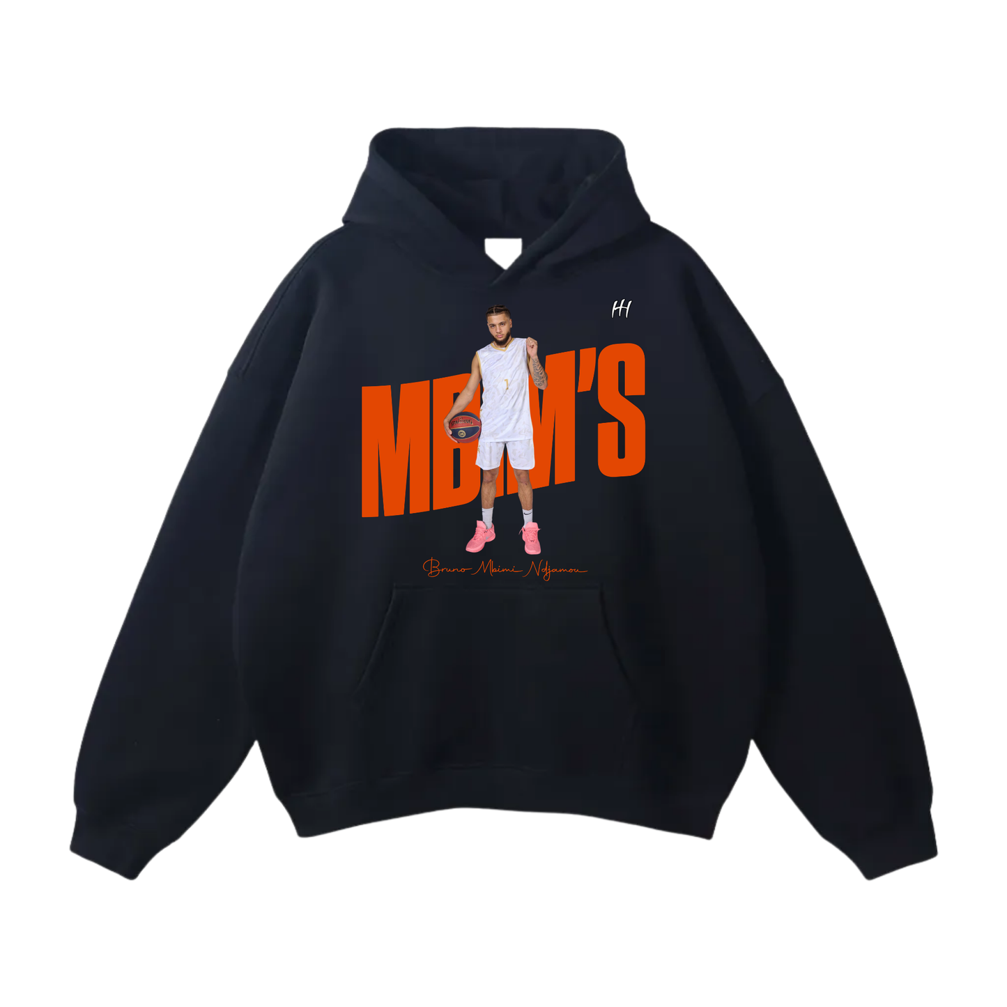 Bruno Mbimi Ndjamou Oversize Fleeced Hoodie