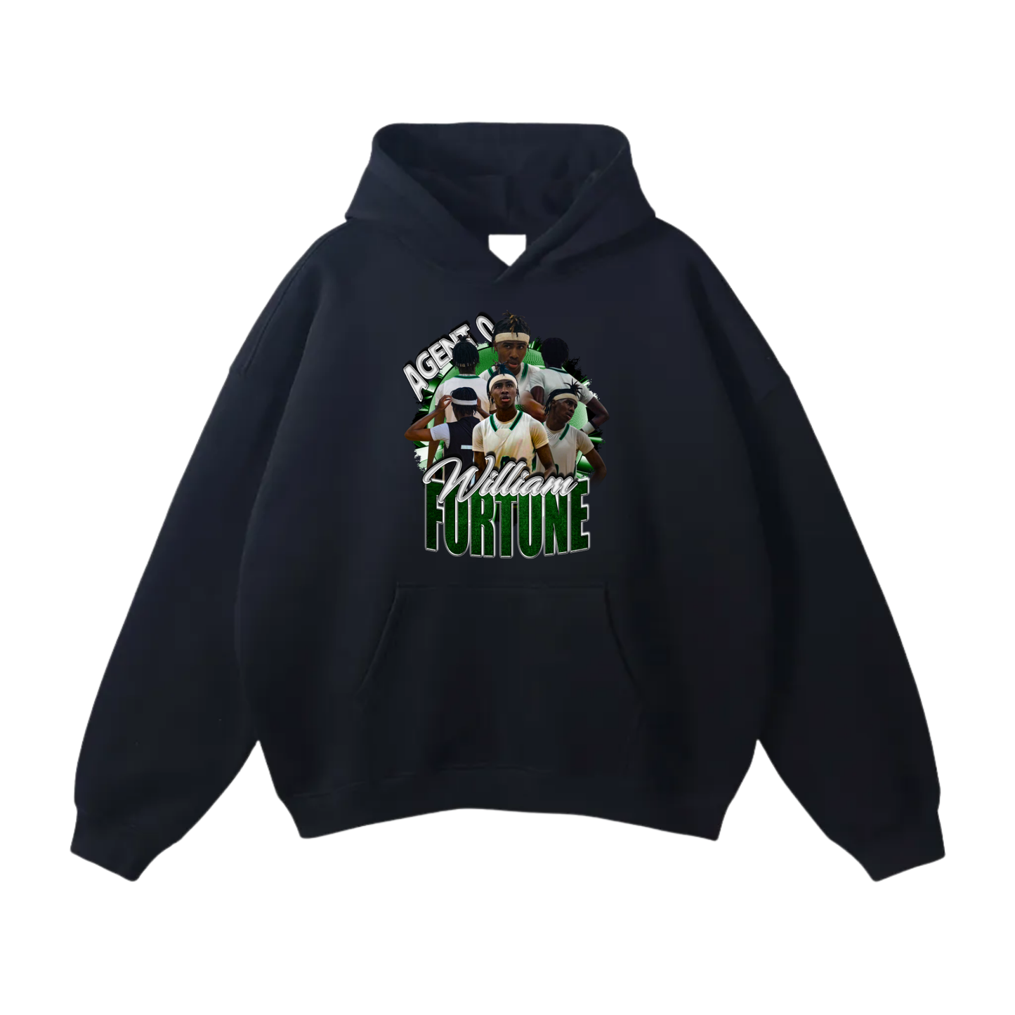William Fortune Oversize Fleeced Hoodie