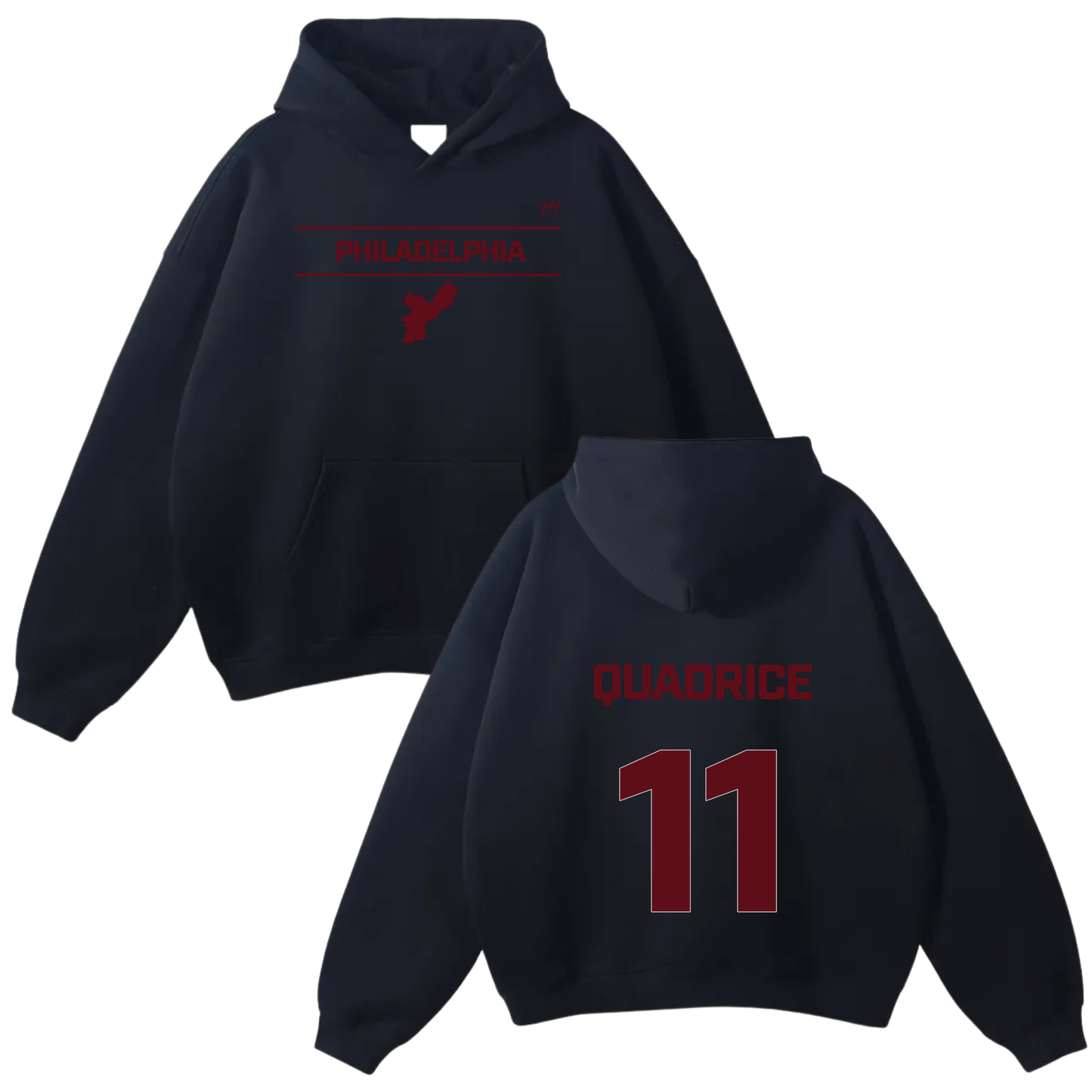 Quadrice Quarles Oversize Fleeced Hoodie