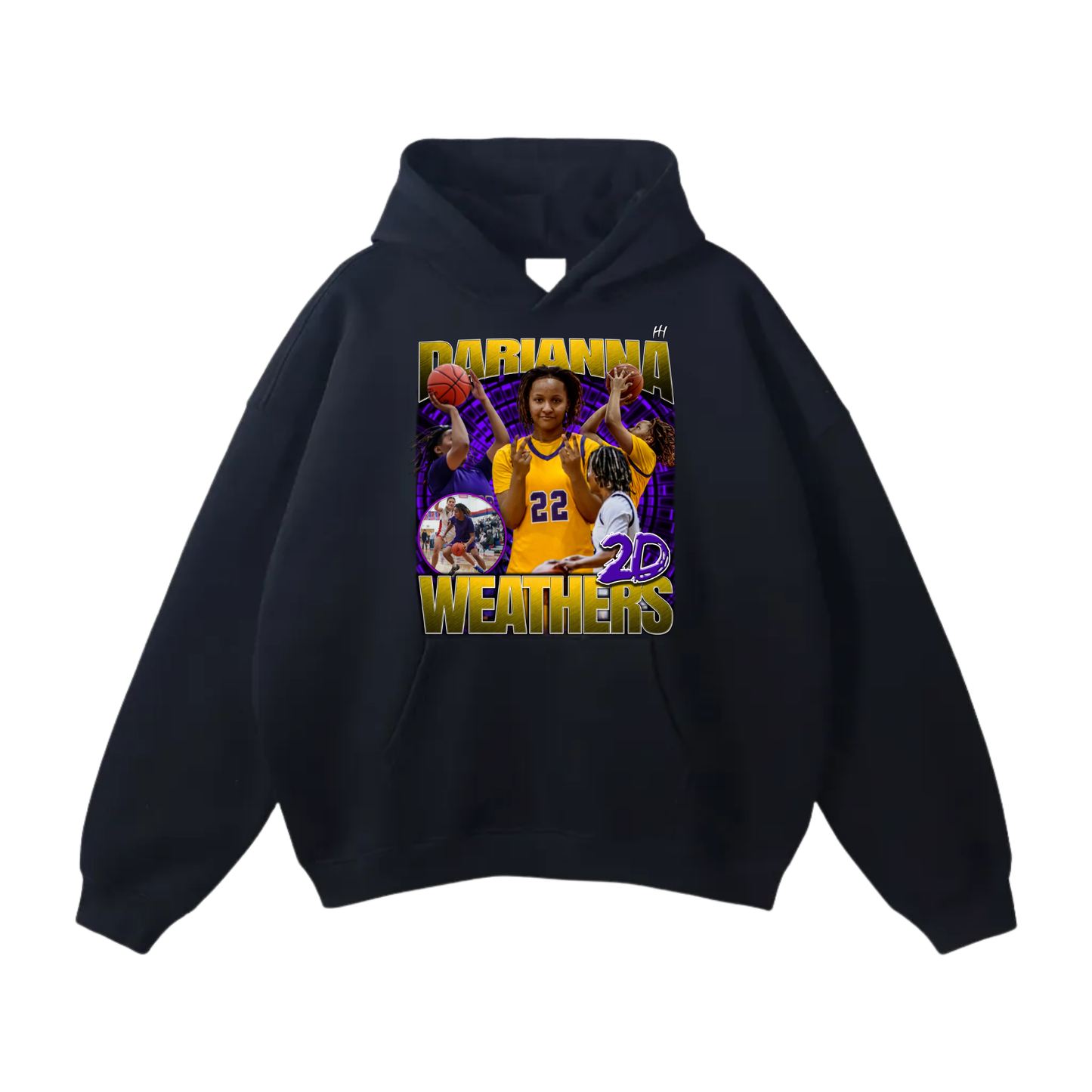 Darianna Weathers Oversize Fleeced Hoodie
