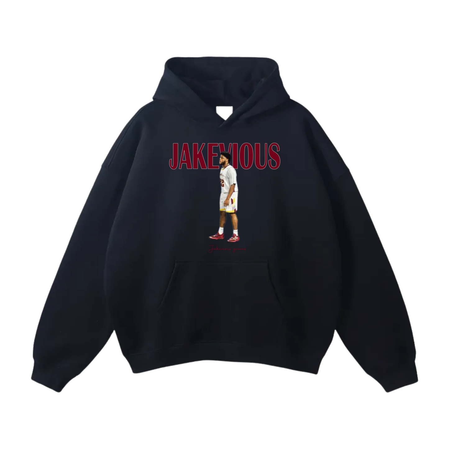 Jakevious Graves Oversize Fleeced Hoodie
