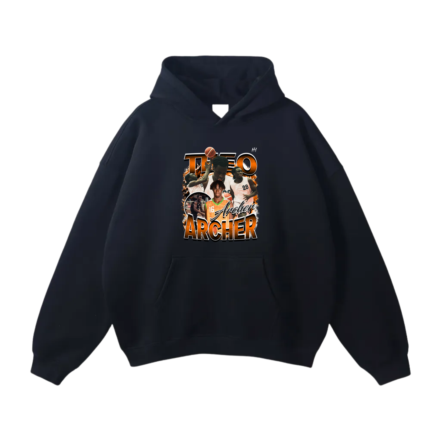 Theo Archer Oversize Fleeced Hoodie