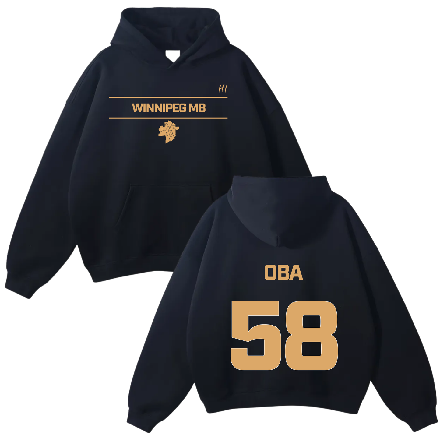 Oba Davies Oversize Fleeced Hoodie