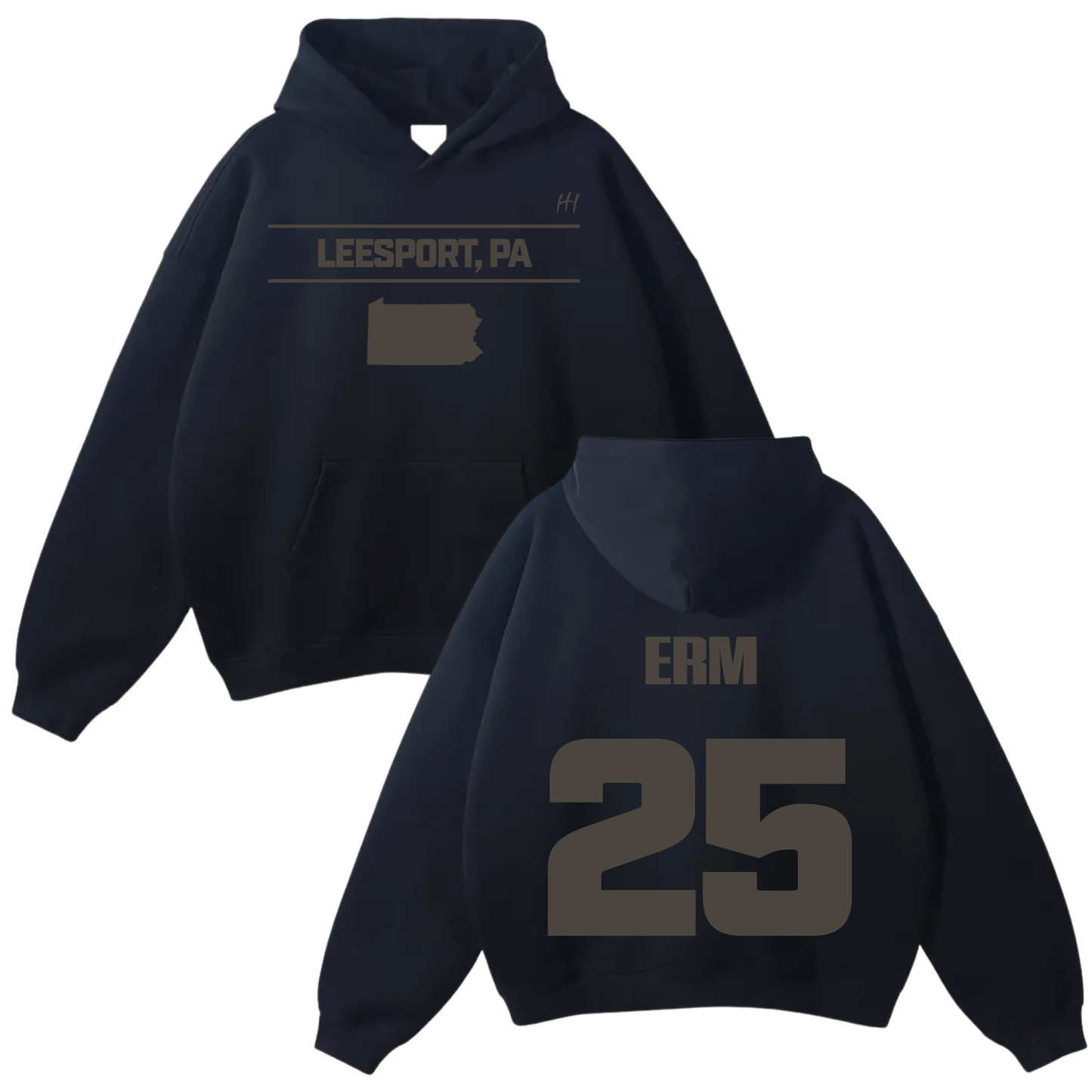 Ermill Fleurinvil Oversize Fleeced Hoodie