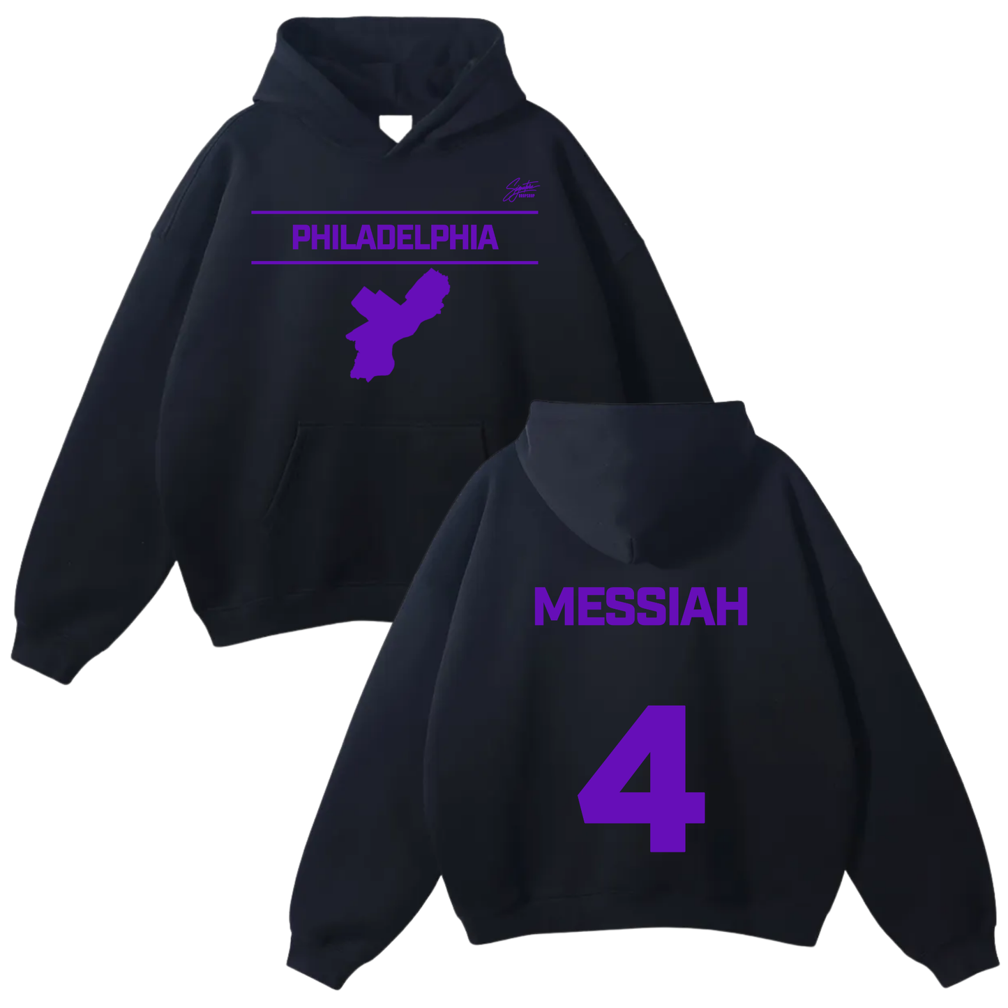 Messiah Hargrove Oversize Fleeced Hoodie