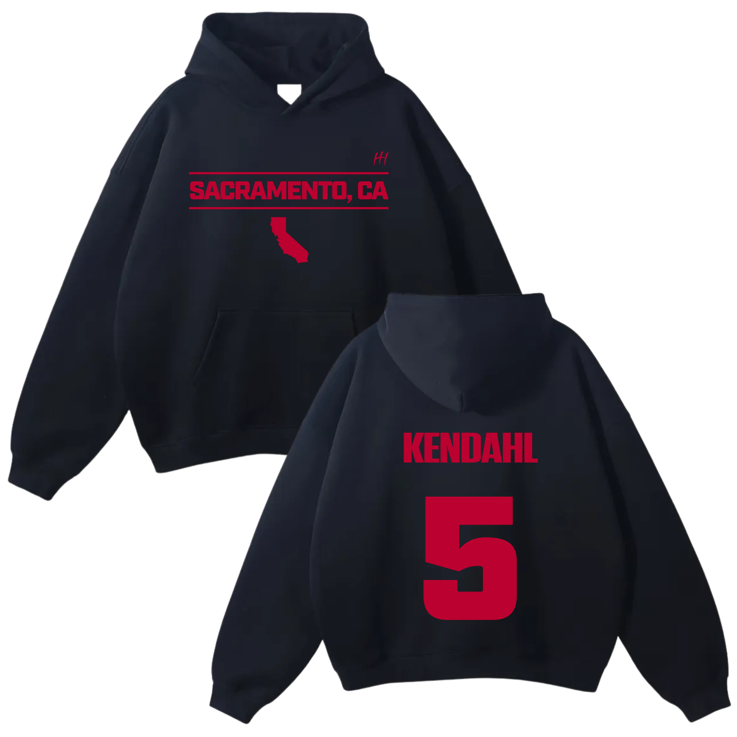 Kendahl Hearne Oversize Fleeced Hoodie