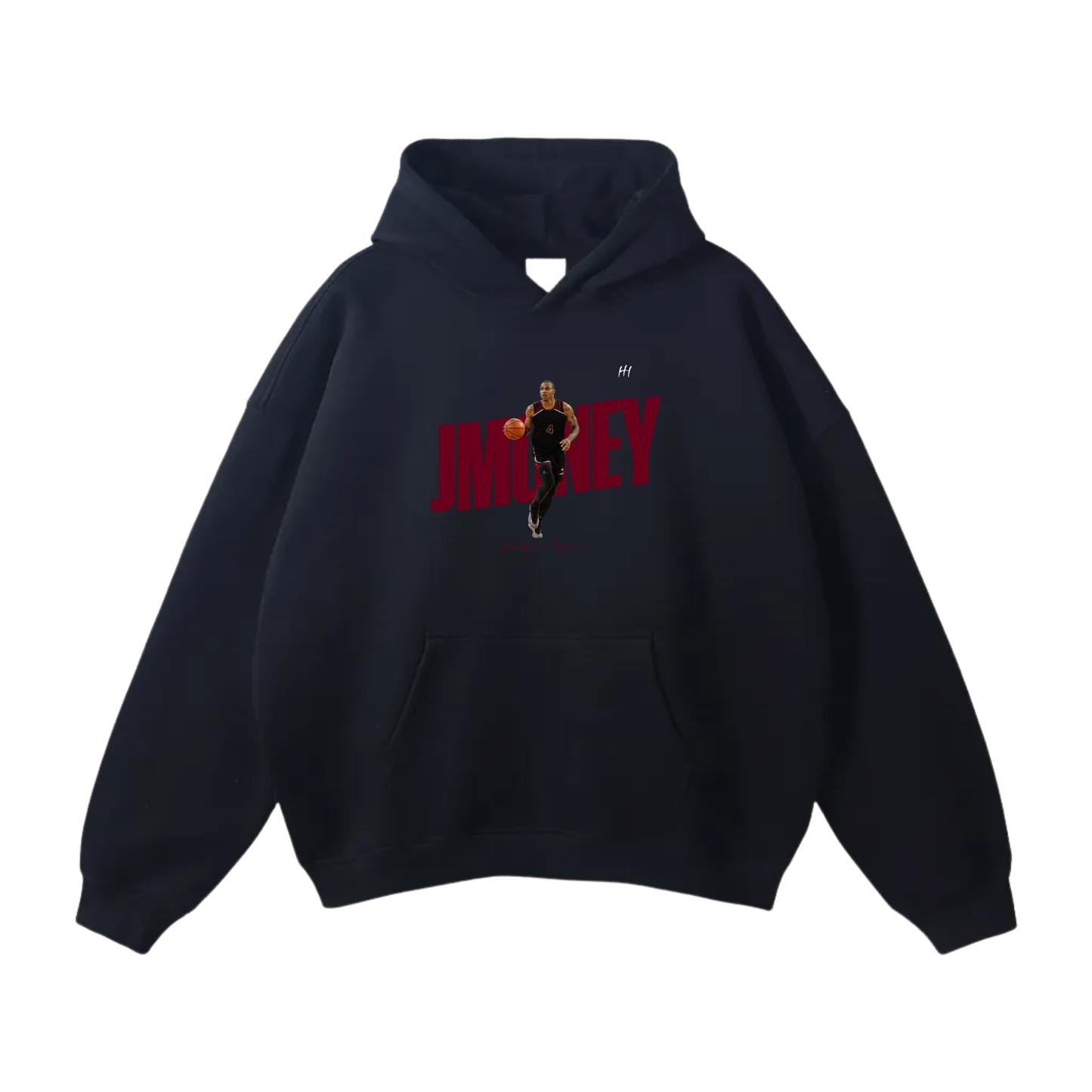 Jashajaun Downey Oversize Fleeced Hoodie