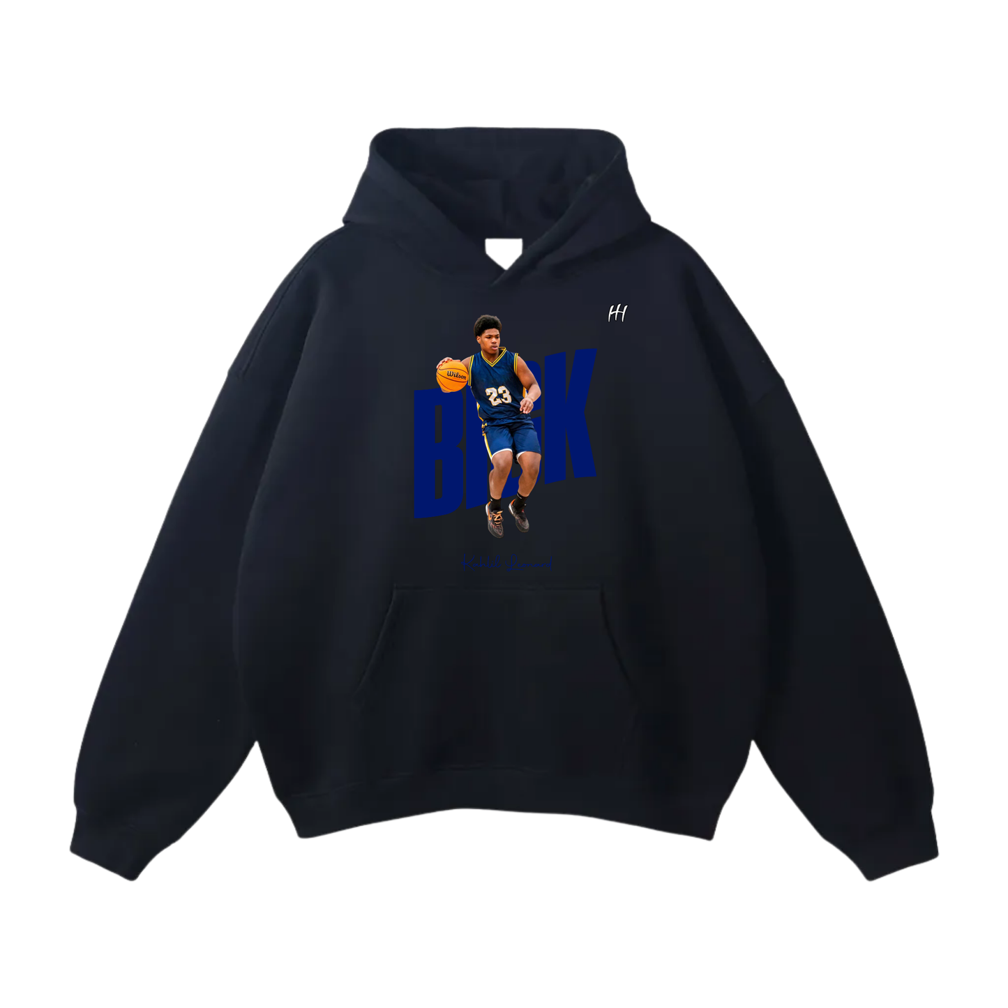 Kahlil Leonard Oversize Fleeced Hoodie