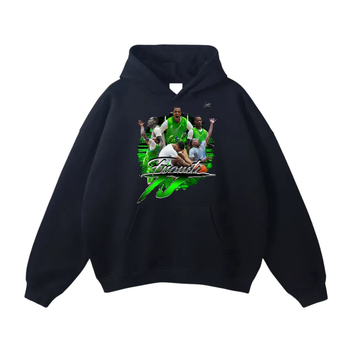 Tayvion Johnson Oversize Fleeced Hoodie