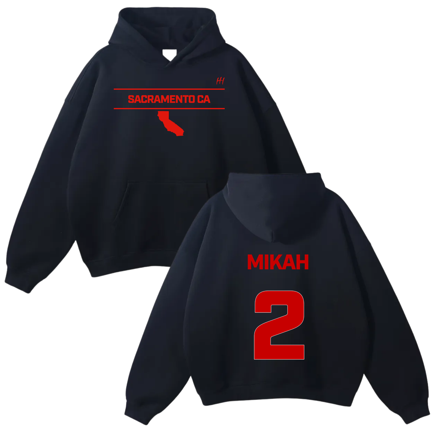 Mikah Johnson Oversize Fleeced Hoodie