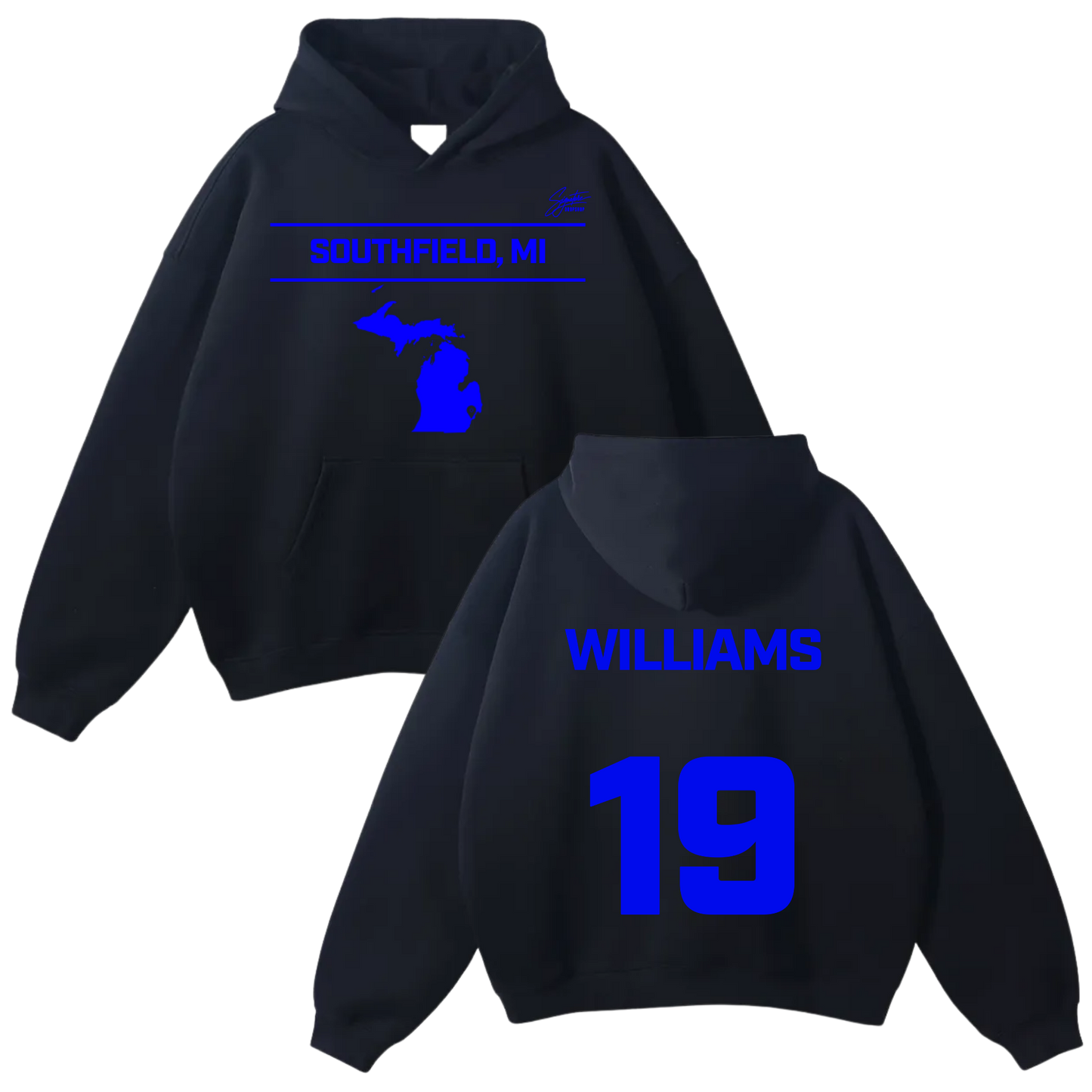 Demetrius Williams Oversize Fleeced Hoodie