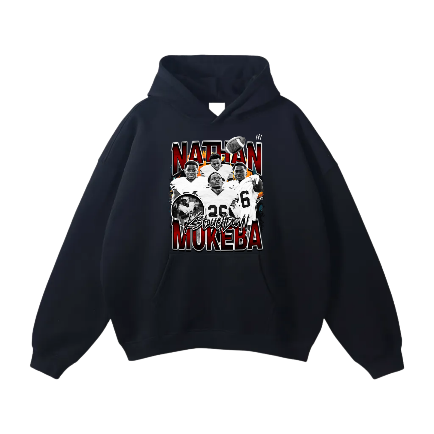 Nathan Mukeba Oversize Fleeced Hoodie