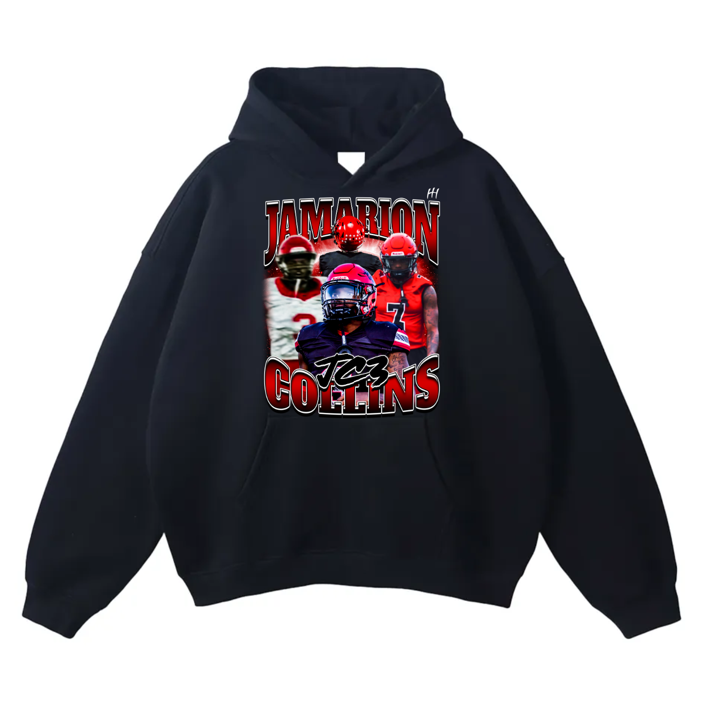 Jamarion Collins Oversize Fleeced Hoodie