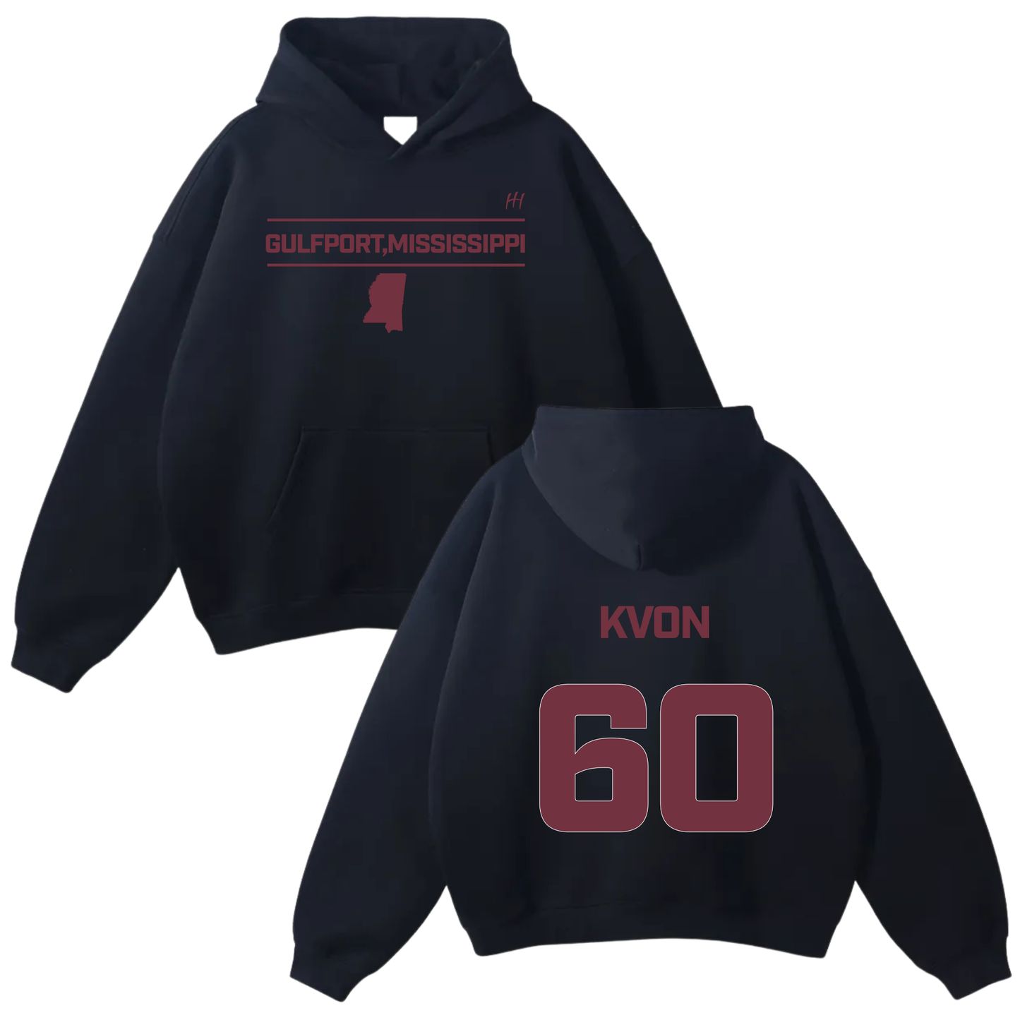 Kvon Jefferson Oversize Fleeced Hoodie