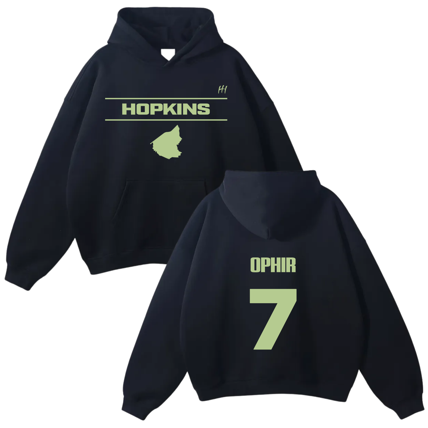 Ophir Hill Oversize Fleeced Hoodie