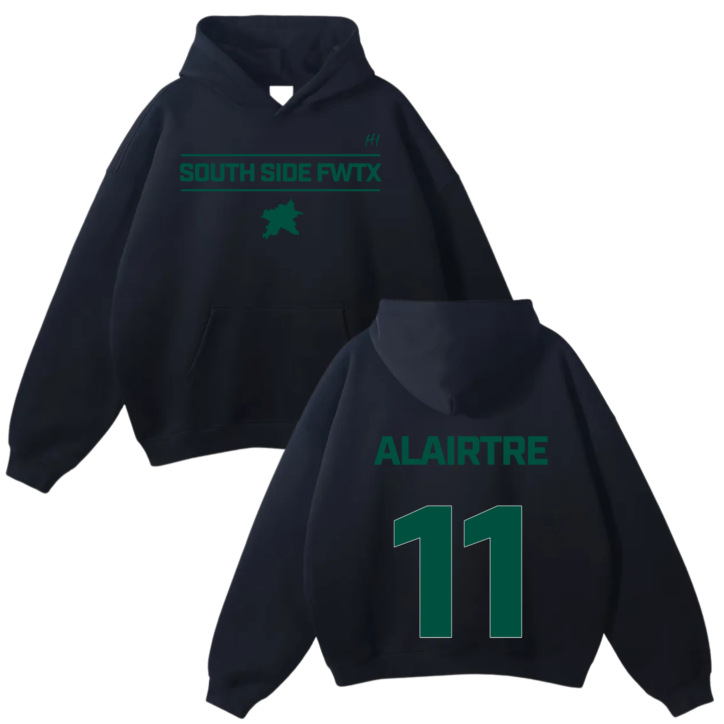 Alairtre Mcqueen Oversize Fleeced Hoodie