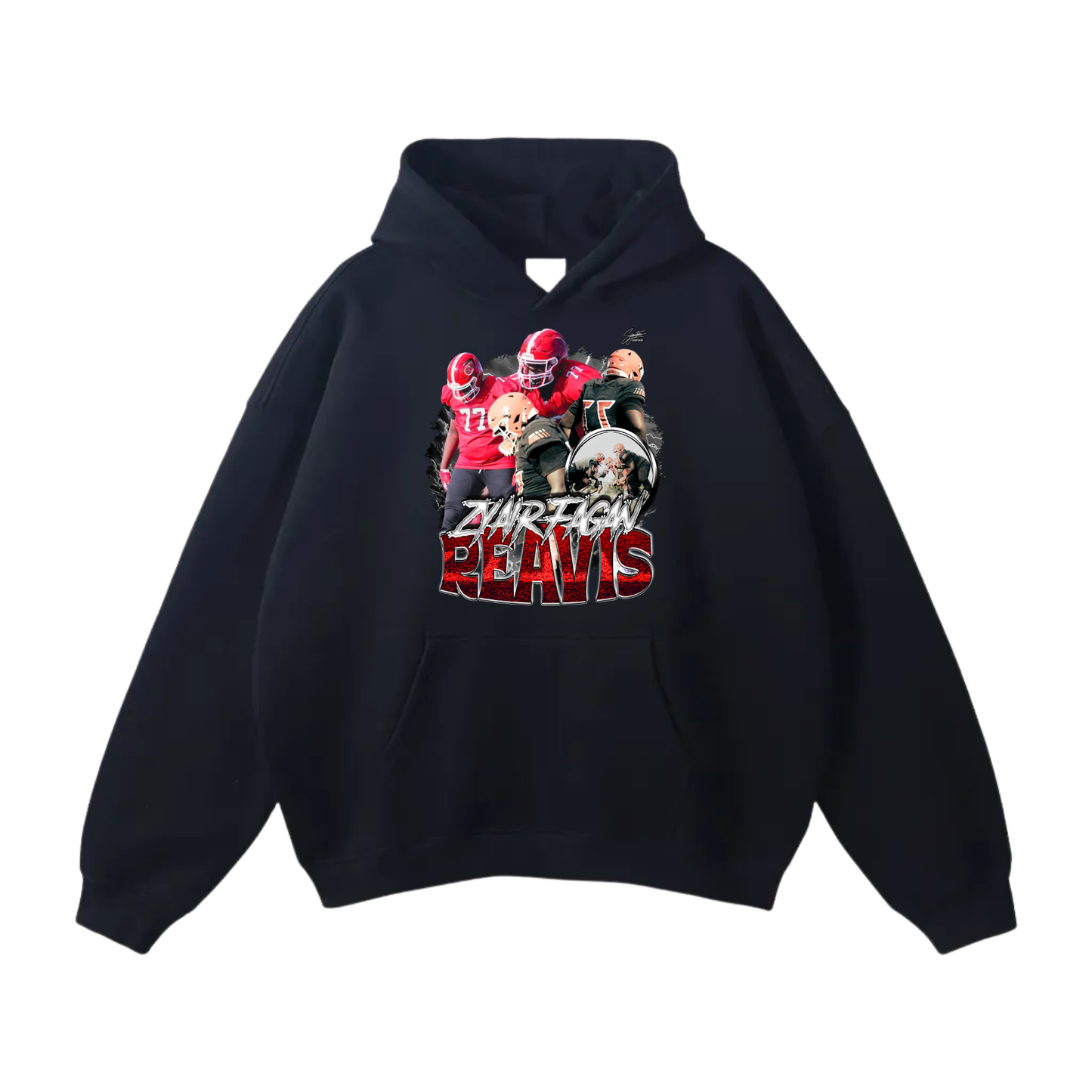 Zyair Fagan-Reavis Oversize Fleeced Hoodie