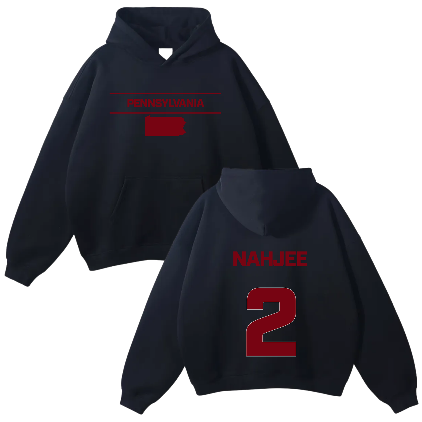 Nahjee Adams Oversize Fleeced Hoodie