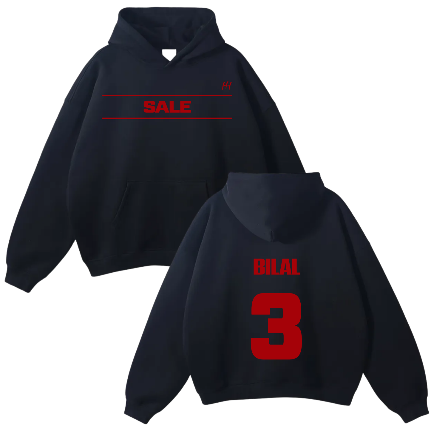 Bilal Dahhan Oversize Fleeced Hoodie