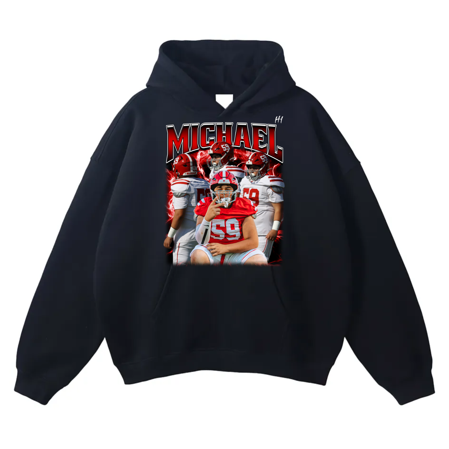 Michael Yaegle Oversize Fleeced Hoodie