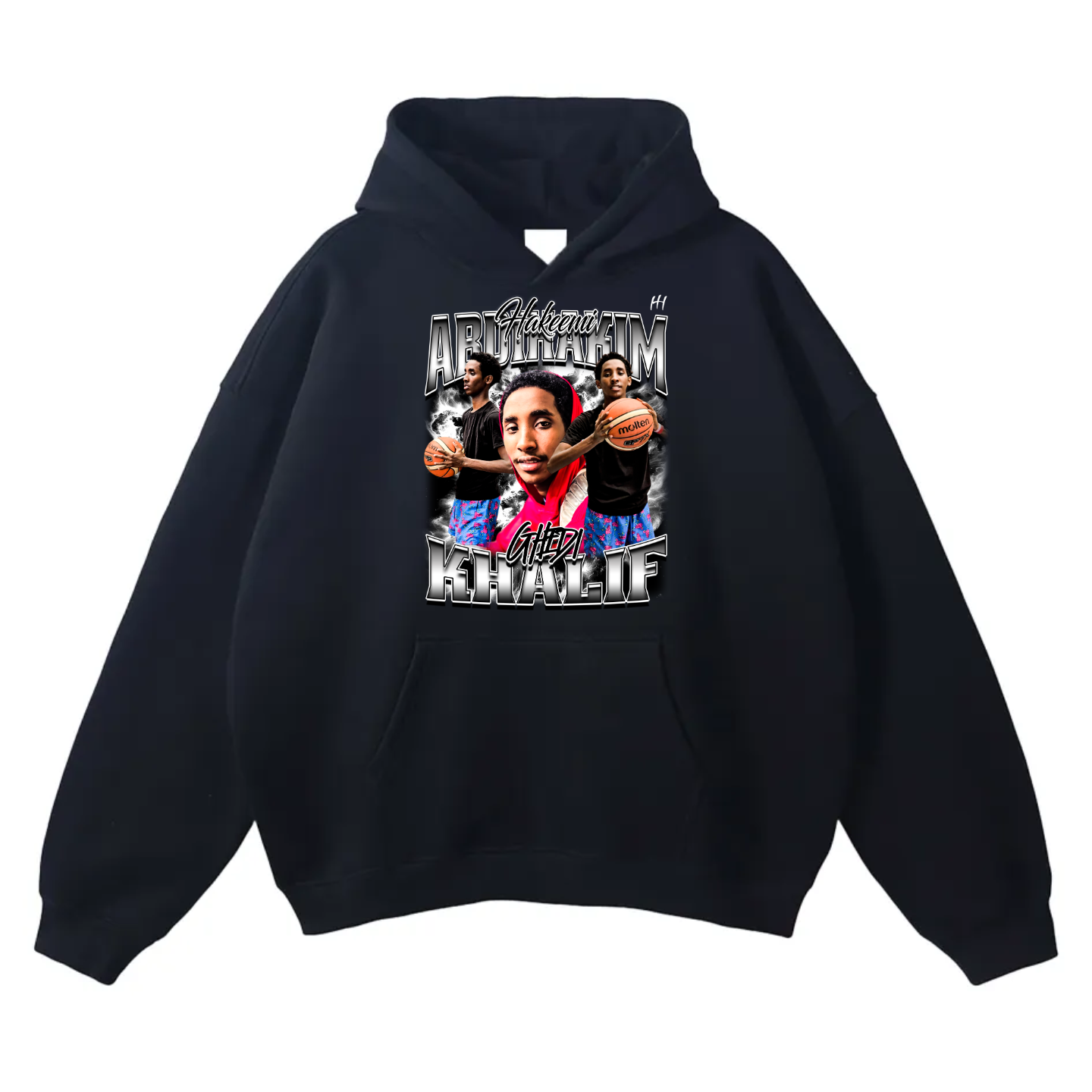 Abdihakim Mohamed Khalif Oversize Fleeced Hoodie