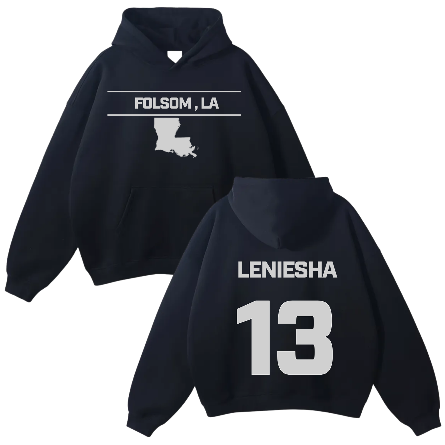 Leniesha Burris Oversize Fleeced Hoodie