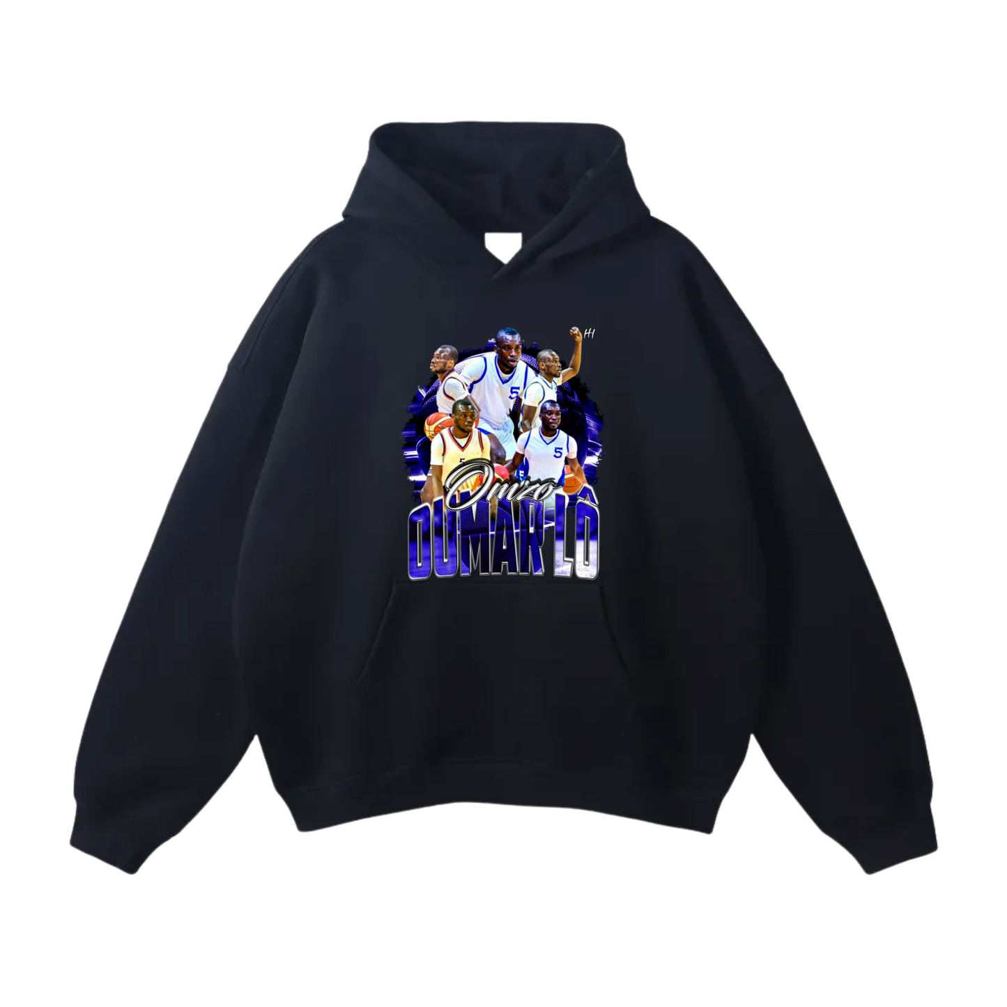 Oumar Lô Oversize Fleeced Hoodie