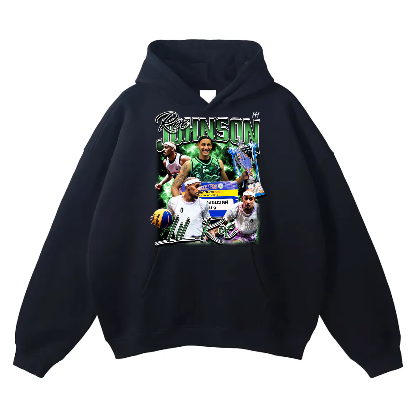 Roc Johnson Oversize Fleeced Hoodie