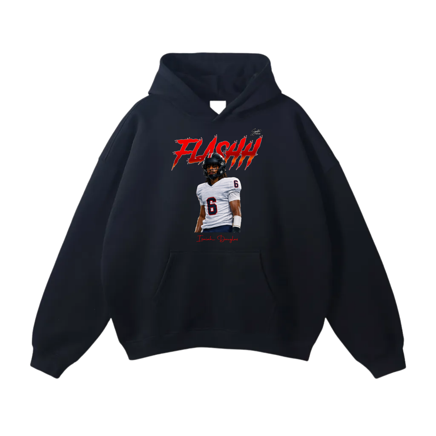 Isaiah Douglas Oversize Fleeced Hoodie