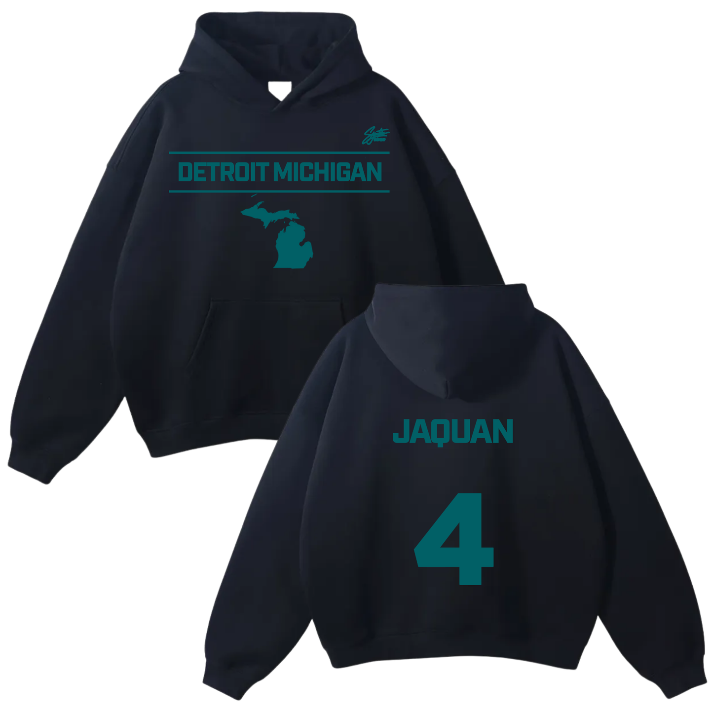Jaquan Pitts Oversize Fleeced Hoodie