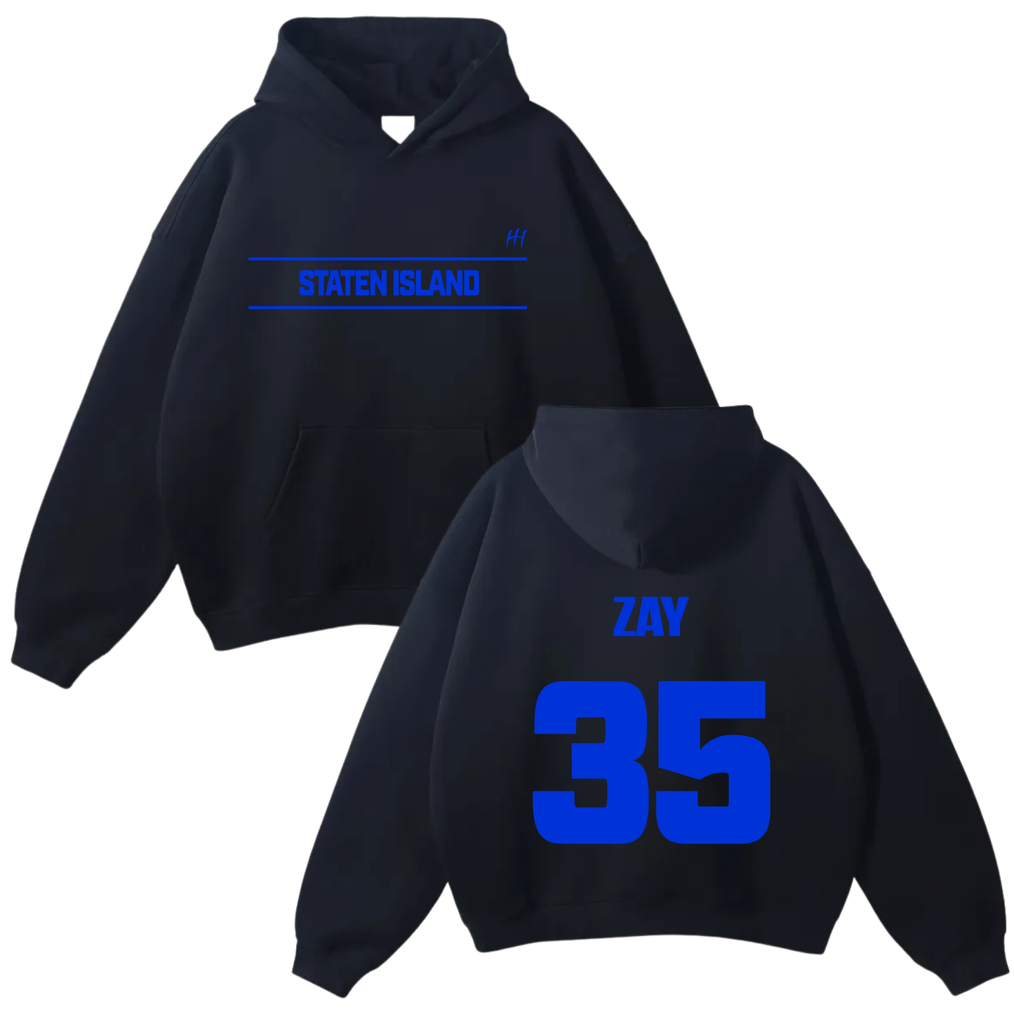 Isaiah Louis Oversize Fleeced Hoodie
