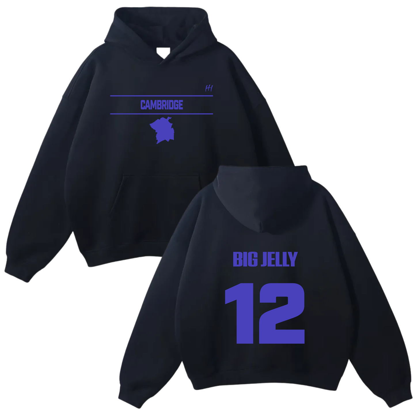 Jeffery White Jr Oversize Fleeced Hoodie