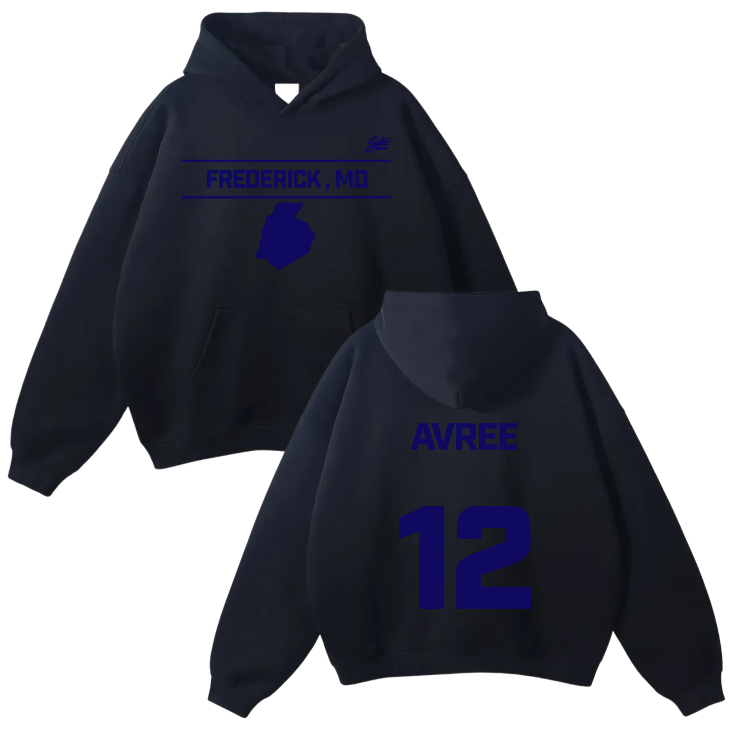 Avree Harris Oversize Fleeced Hoodie