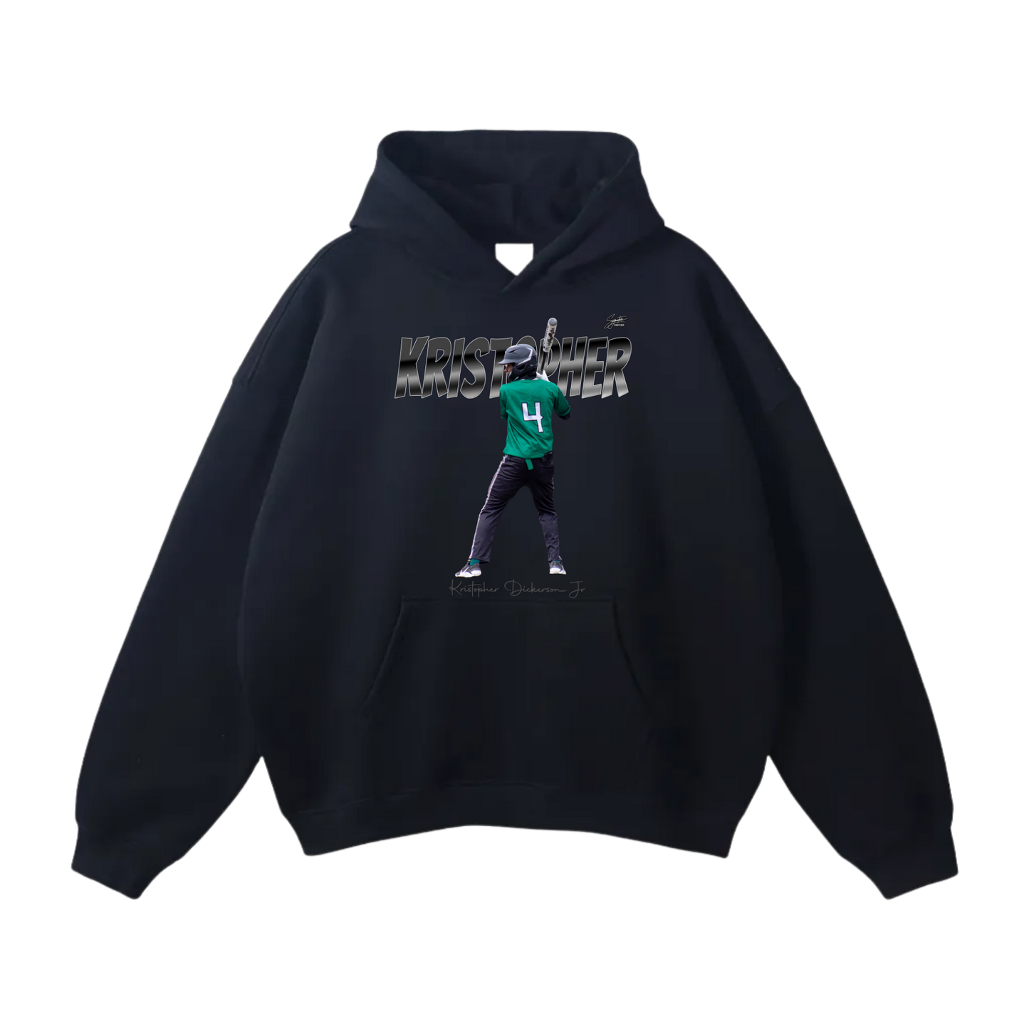 Kristopher Dickerson Jr Oversize Fleeced Hoodie