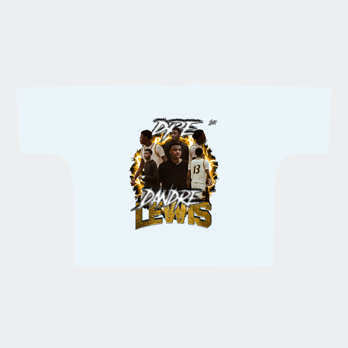 Dandre Lewis Premium Drop Shoulder/Boxy Tee