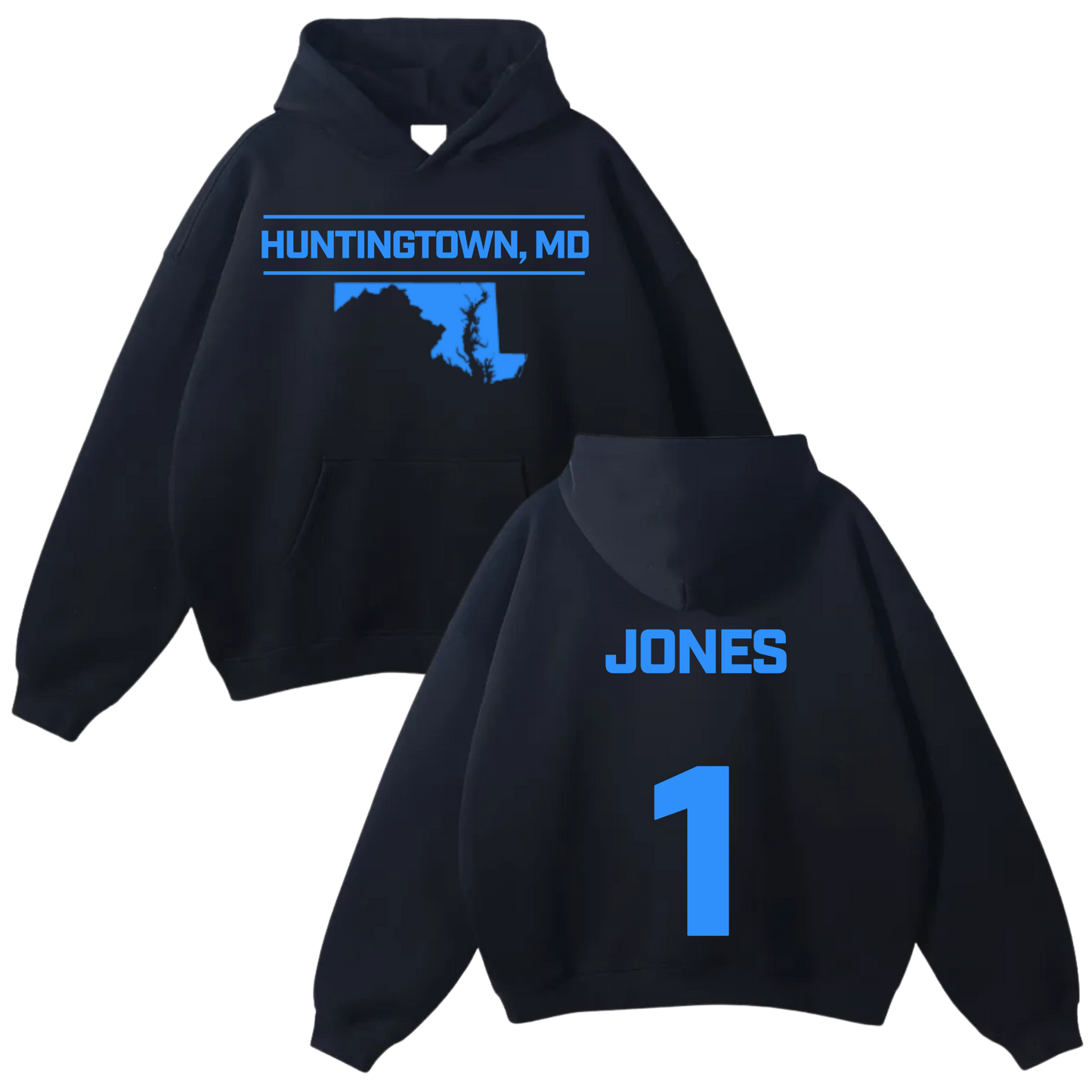 Xavier Jones Oversize Fleeced Hoodie