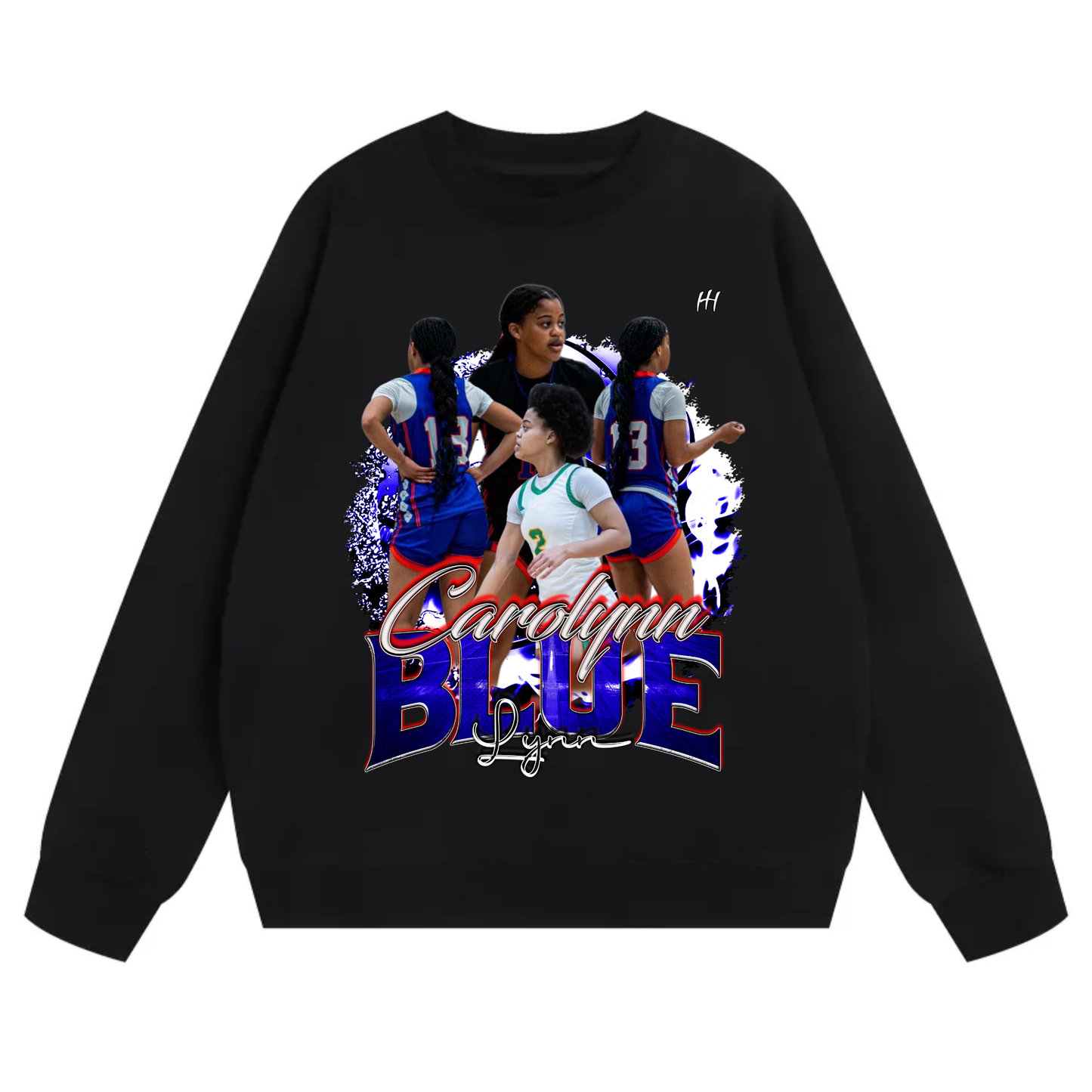 Carolynn Blue Heavyweight Crewneck Sweatshirt