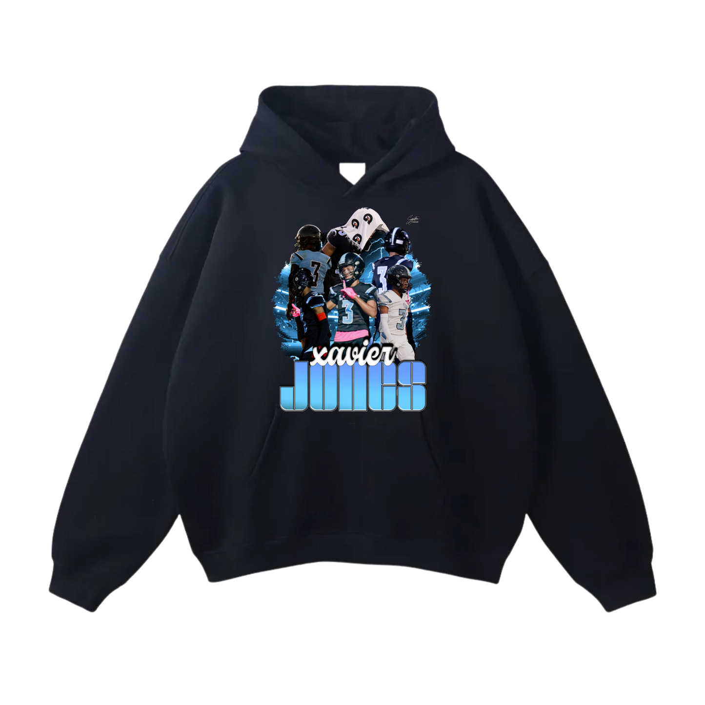 Xavier Jones Oversize Fleeced Hoodie