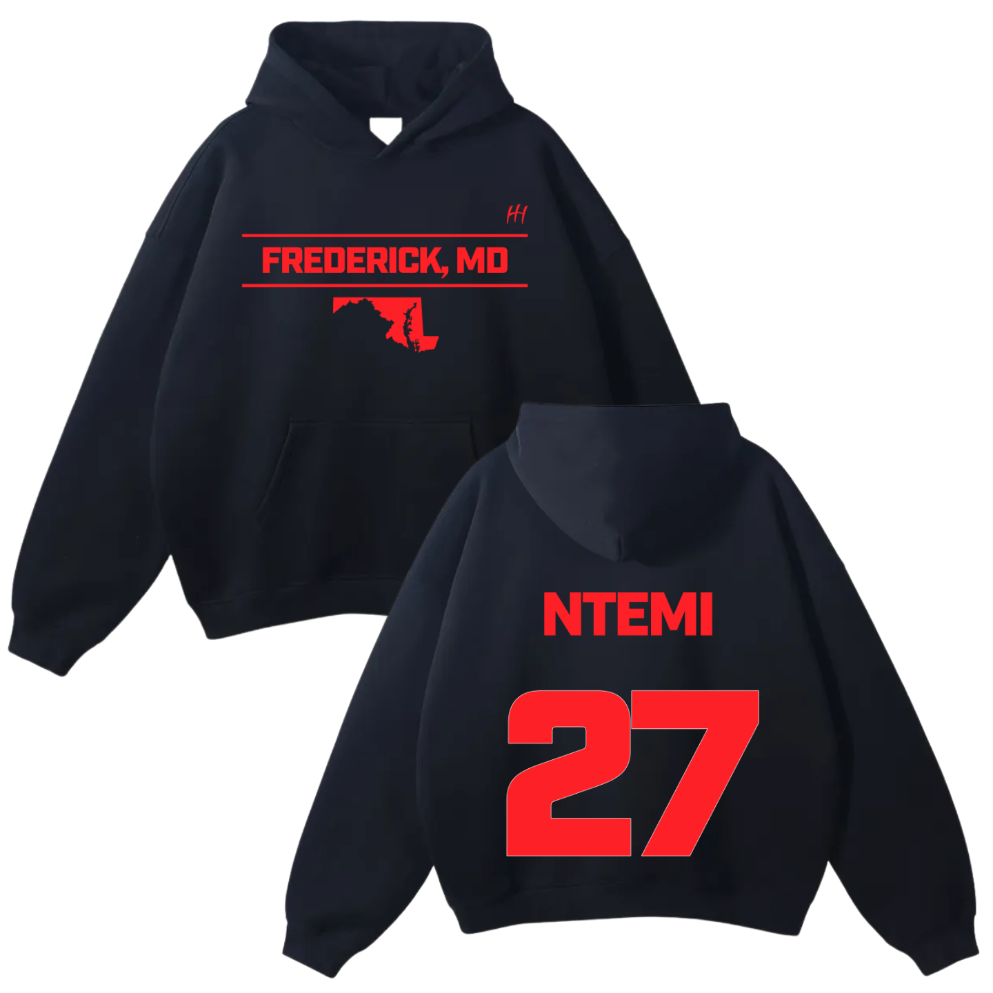 Zion Ntemi Oversize Fleeced Hoodie