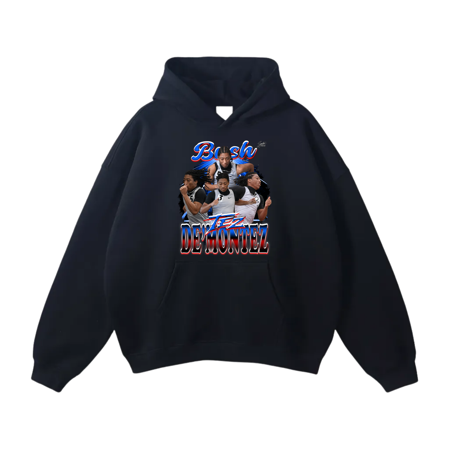 De’Montez Bush Oversize Fleeced Hoodie