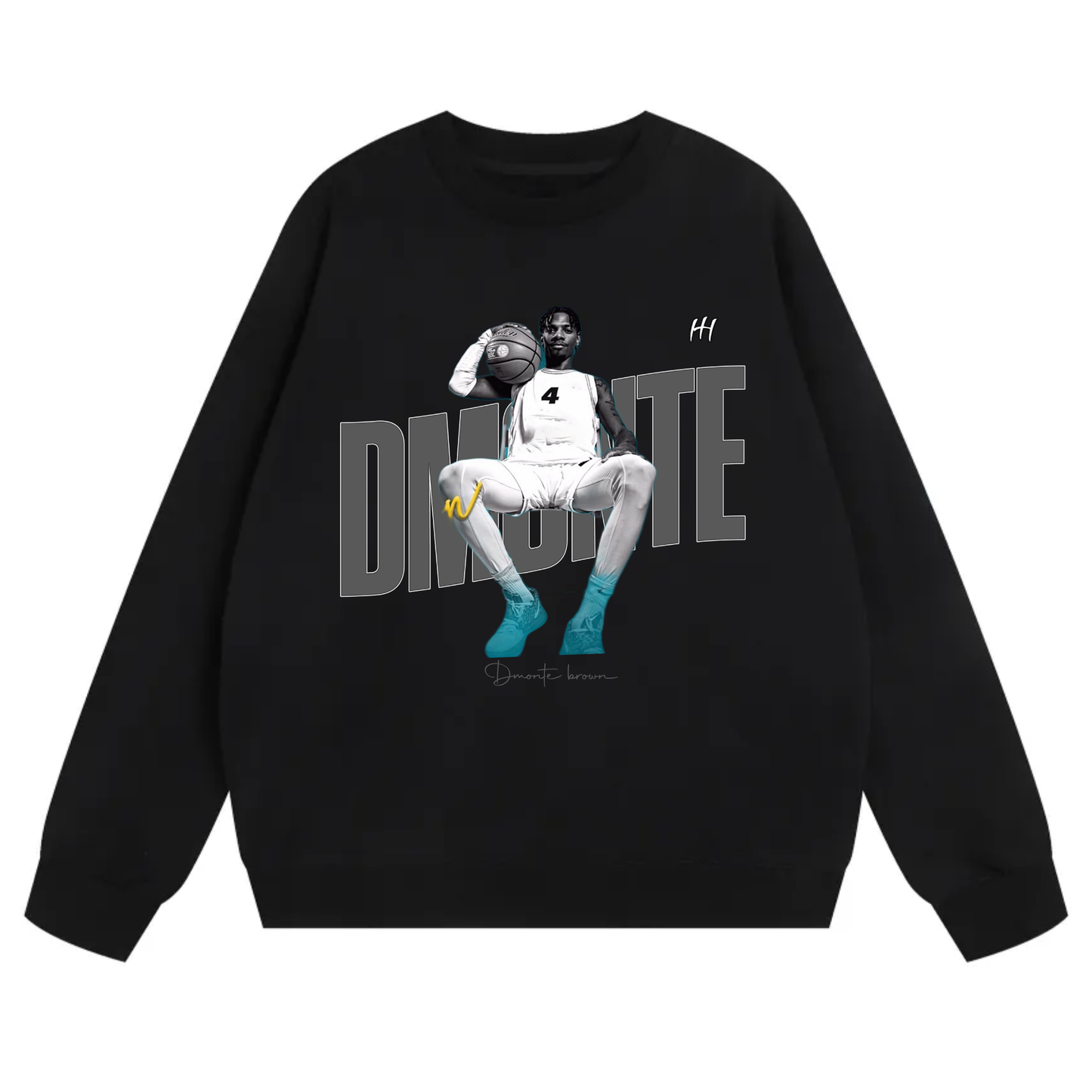 Dmonte Brown Heavyweight Crewneck Sweatshirt